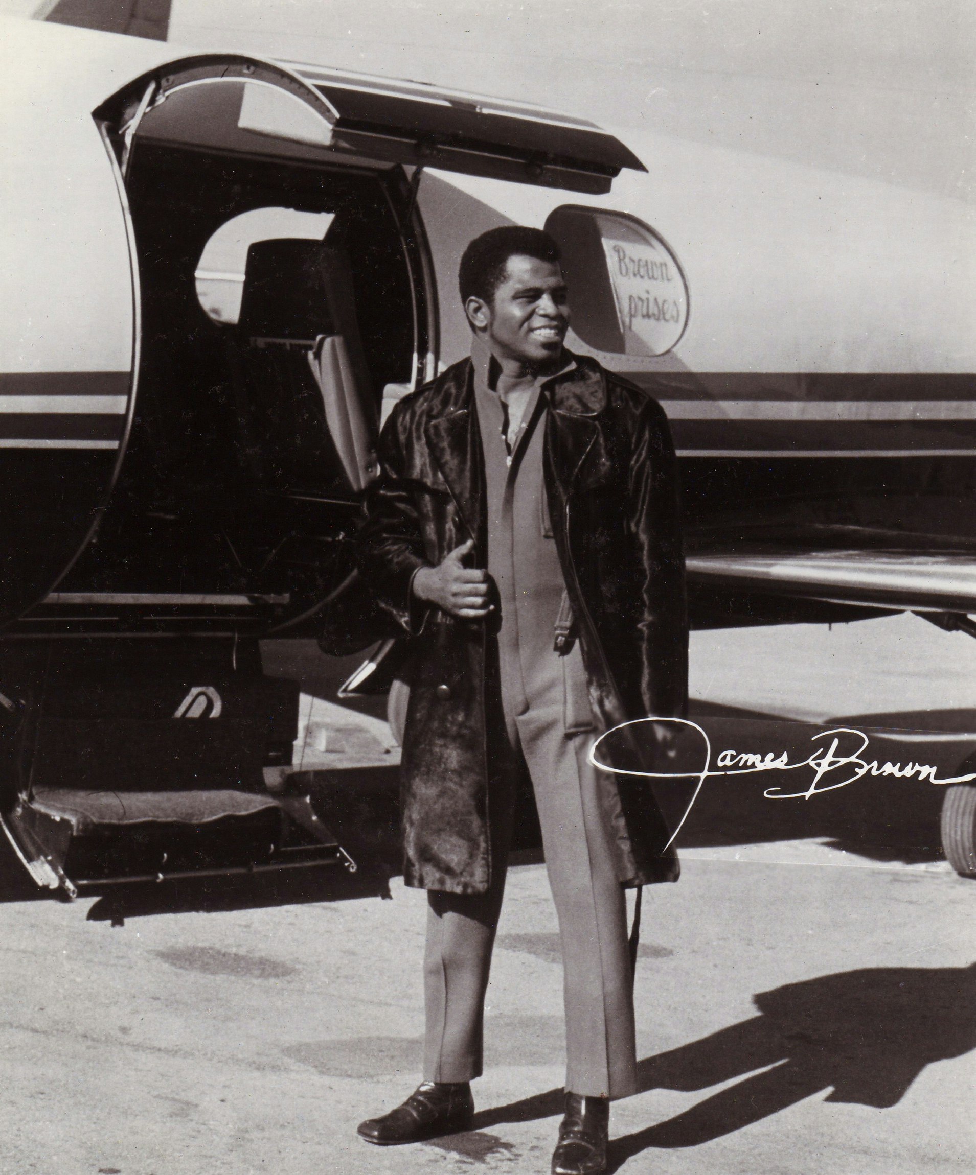 JB in front of his first LearJet, circa 1965. Photo by Gilles Petard/Redferns.